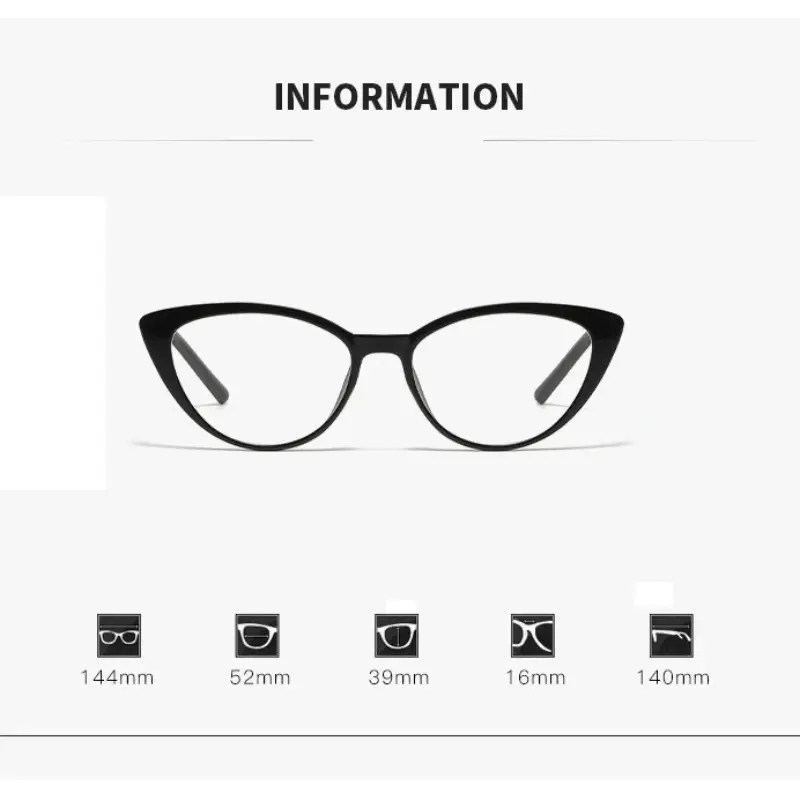 Vintage High-end Small Frame Reading Glasses Ultra Light Cat Eye Presbyopia Glasses Anti Blue Light Far Sight Eyewear 0 to +4.0