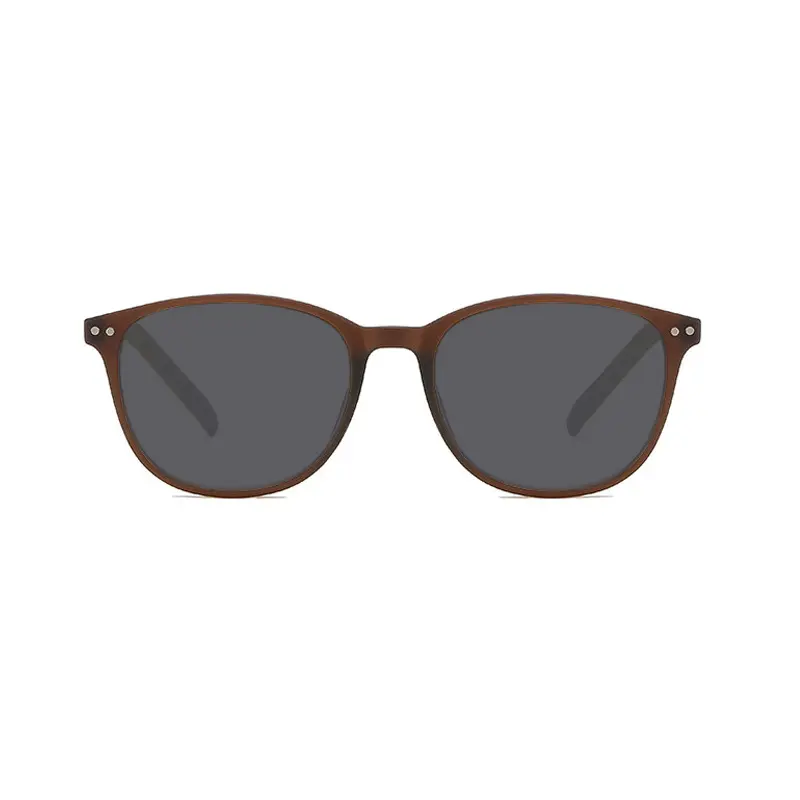 New Fashionable Round Frame Sunglasses for Women Oversized Frame UV Resistant Glasses Trendy Sun Protection for Men Eyewear