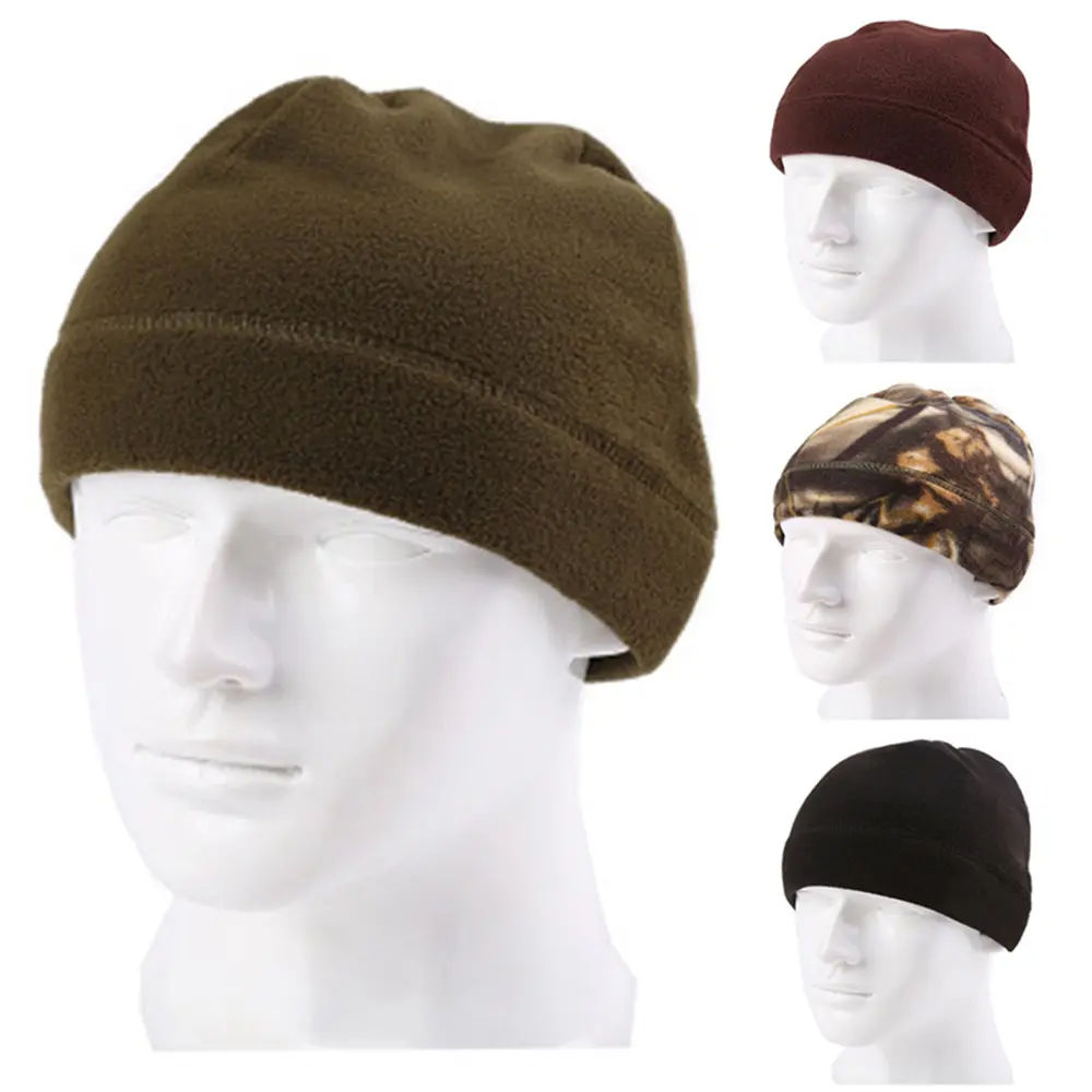Unisex Outdoor Fleece Hats Camping Hiking Caps Windproof Winter Warm Hat Fishing Cycling Hunting Tactical Cap
