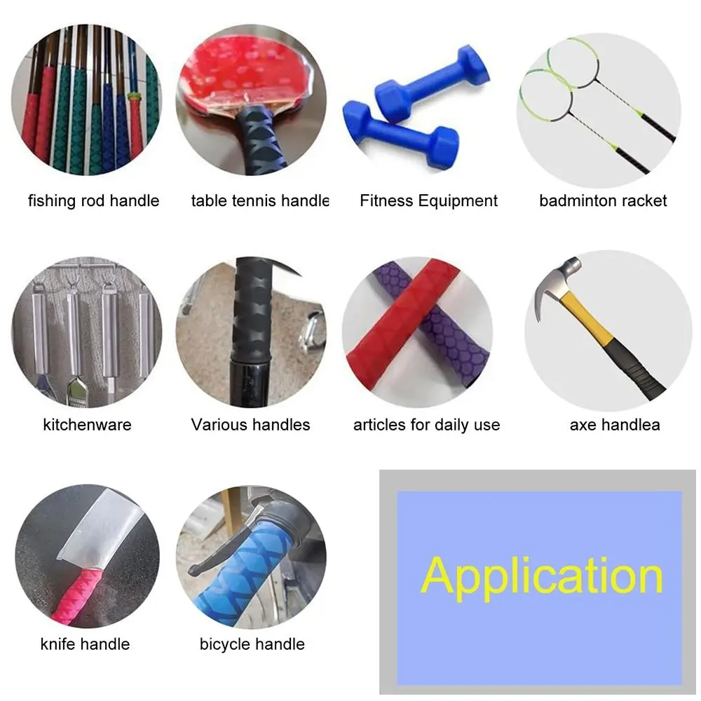 New Non Slip Heat Shrink Tube Insulation Waterproof Heat Shrink Sleeve Fish Scale Pattern Anti-slip Fishing Rod Wrap Electrical