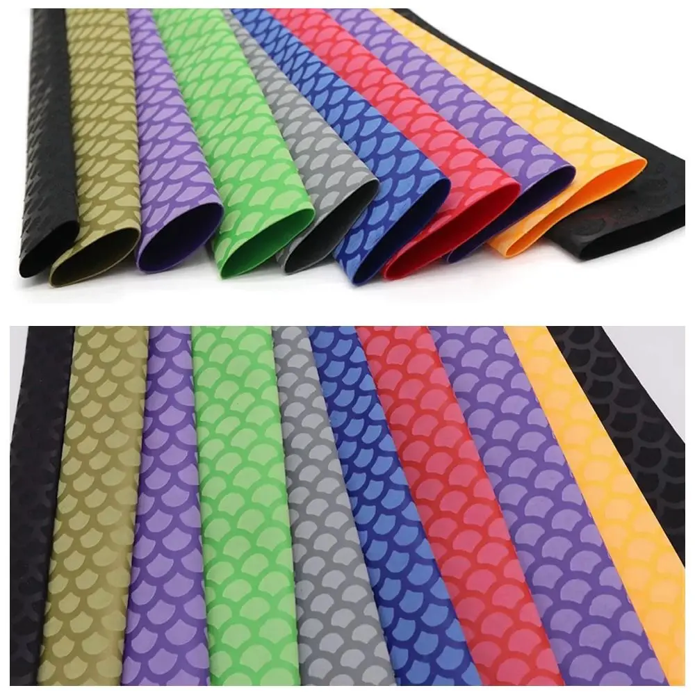 New Non Slip Heat Shrink Tube Insulation Waterproof Heat Shrink Sleeve Fish Scale Pattern Anti-slip Fishing Rod Wrap Electrical