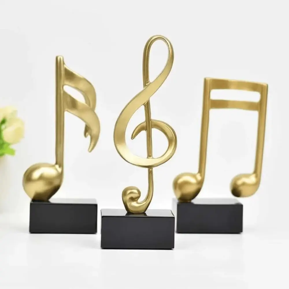 Music Golden Award Trophy Singing Competition Craft Souvenirs Small Prize Cup Resin Piano Ornaments Winner Award Trophy Toy