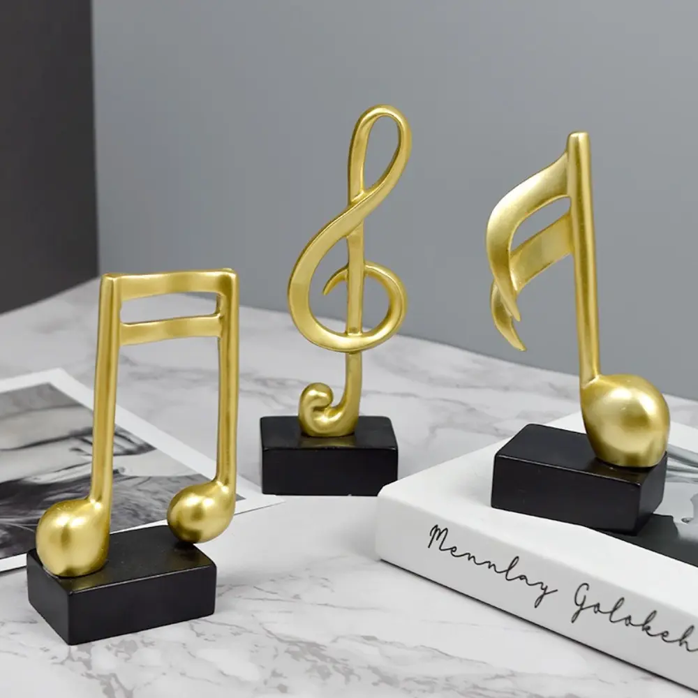 Music Golden Award Trophy Singing Competition Craft Souvenirs Small Prize Cup Resin Piano Ornaments Winner Award Trophy Toy