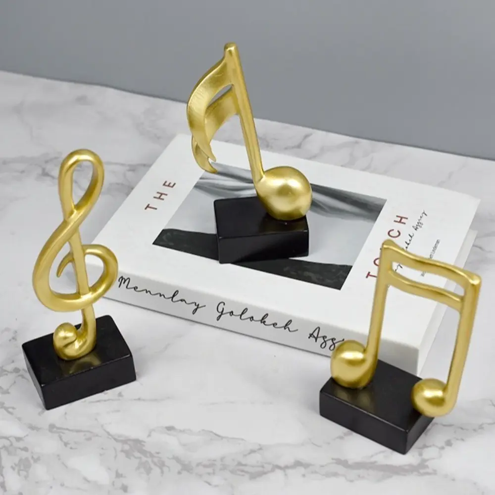 Music Golden Award Trophy Singing Competition Craft Souvenirs Small Prize Cup Resin Piano Ornaments Winner Award Trophy Toy