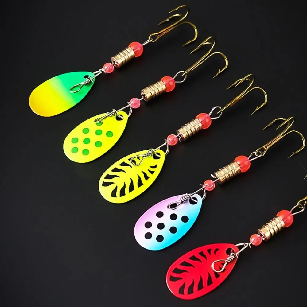 10PCS New Metal Spinning Lures 3g Multicolor Fishing Wobblers Crankbaits Fishing Accessories