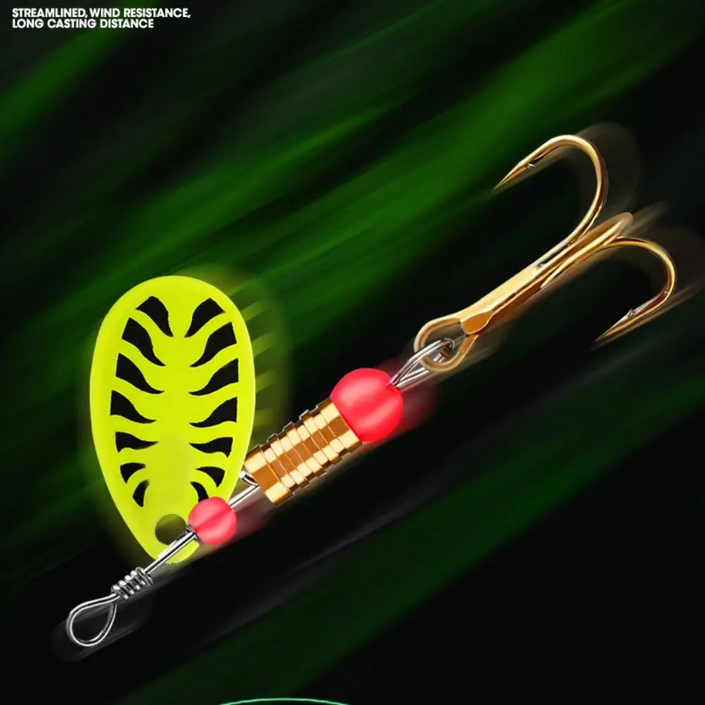 10PCS New Metal Spinning Lures 3g Multicolor Fishing Wobblers Crankbaits Fishing Accessories