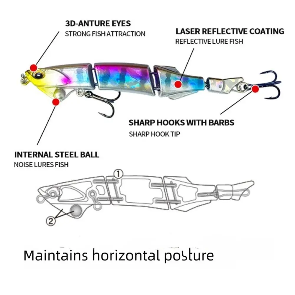 2025 90mm 5.8g Sinking Fishing Lure 3D Eyes Wobbler Bass Minnow Lure VIB Minnow Fishing Bait Fishing Tackle