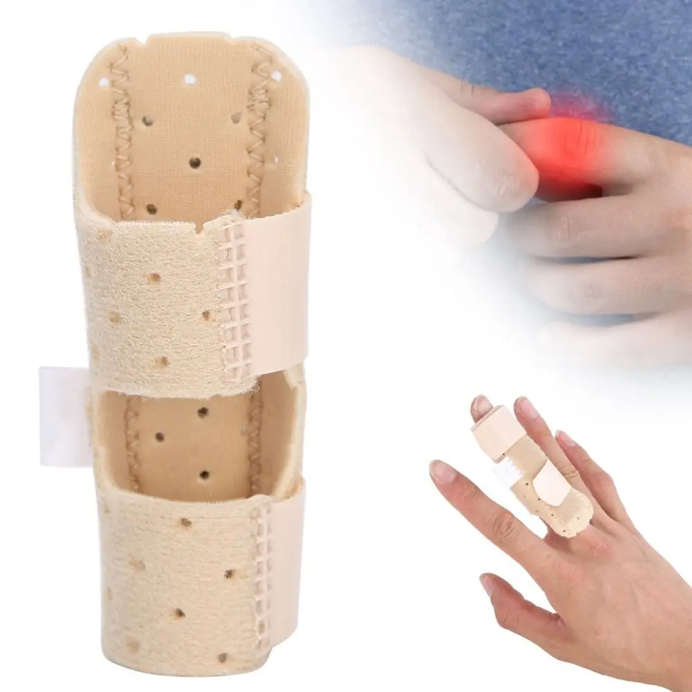 SBR OK Cloth Aluminum Strip Finger Splint Black Blue Nude Grey Adjustable Index Finger Support Straightener Corrector