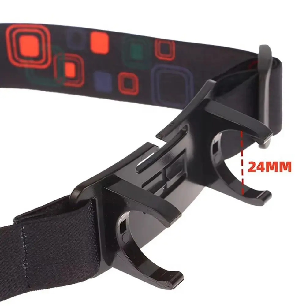 Durable Belt Headlight Head Strap 18650 Headlight Flashlight Headband Head Mount Holder Headlamp Head Straps Flashlight
