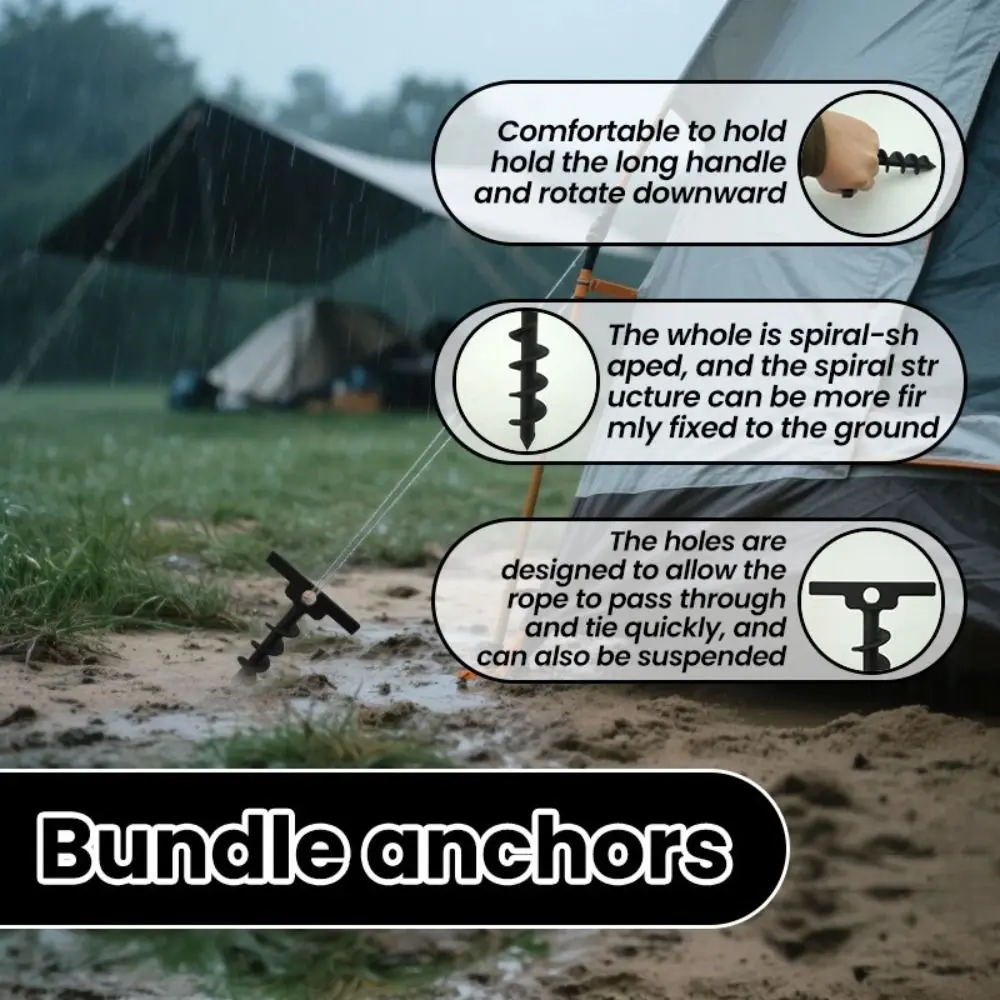 New Plastic Tent Pegs Portable Multifunctional Camping Tent Stand Windproof Camping Peg Outdoor Camping