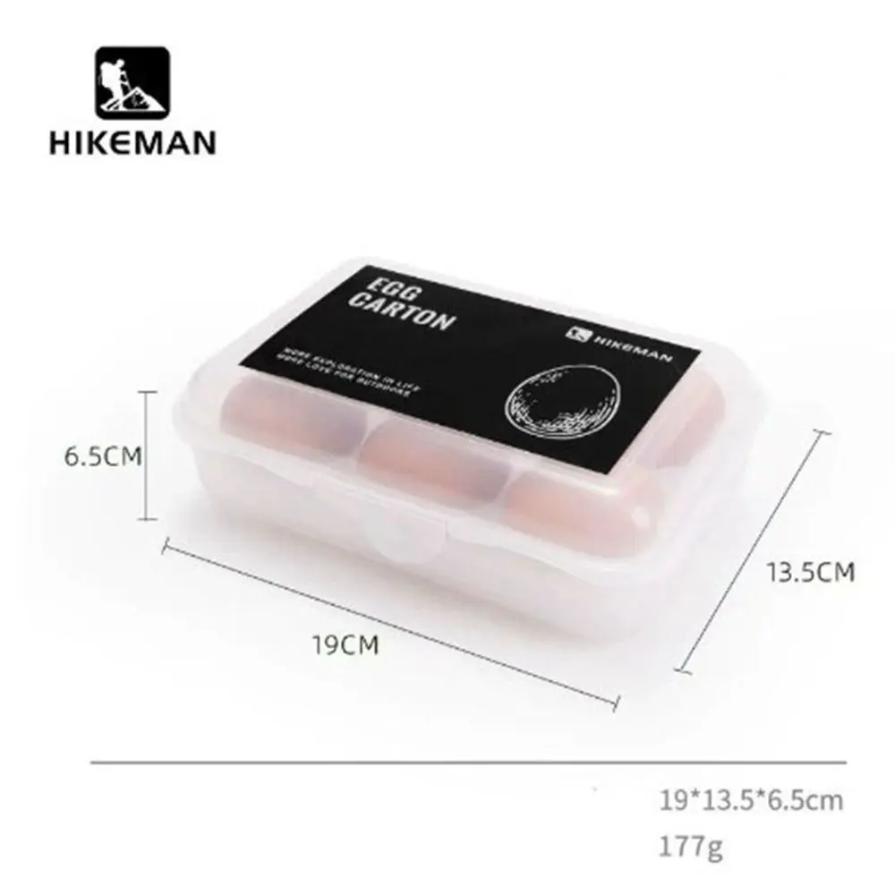 New Can Hold 6 Eggs Mini Eggs Holder with Fixed Handle Plastic Eggs Storage Box Camping Eggs Carriers Outdoor Tool Box