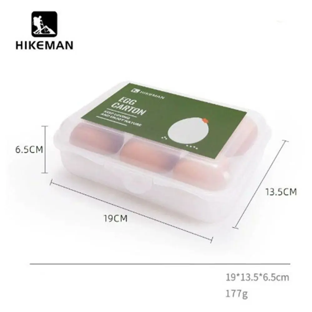 New Can Hold 6 Eggs Mini Eggs Holder with Fixed Handle Plastic Eggs Storage Box Camping Eggs Carriers Outdoor Tool Box