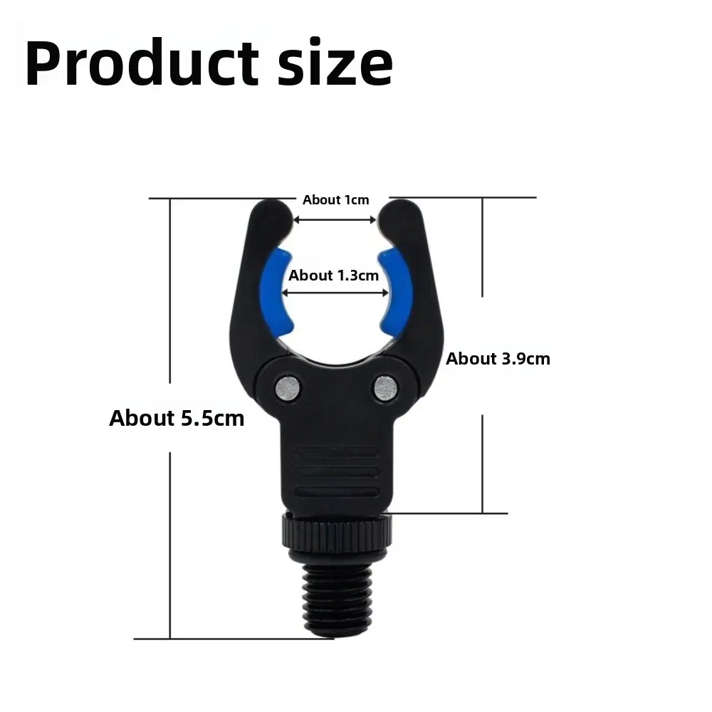 Fishing Gear Fluorescence Gripper Carp Fishing Rod Rest Head Butt AC144 Fishing Buzz Bar Rod Holder Outdoor Fishing
