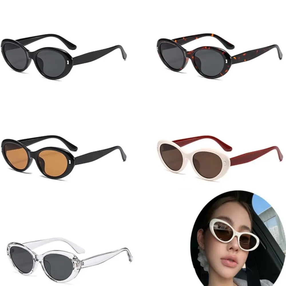 Women's Cat Eye Sunglasses Oval Sun Glasses Fashion Oversized Sunglasses UV400 Protection Anti-Reflective Streetwear Eyewear