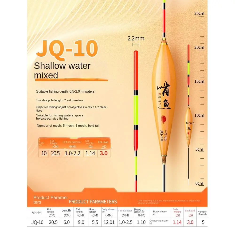 New Superfine Fishing Floats Workmanship Sea Fishing Freshwater Floaters Rock Fishing Dual-purpose Buoy Ice Fishing Accessory