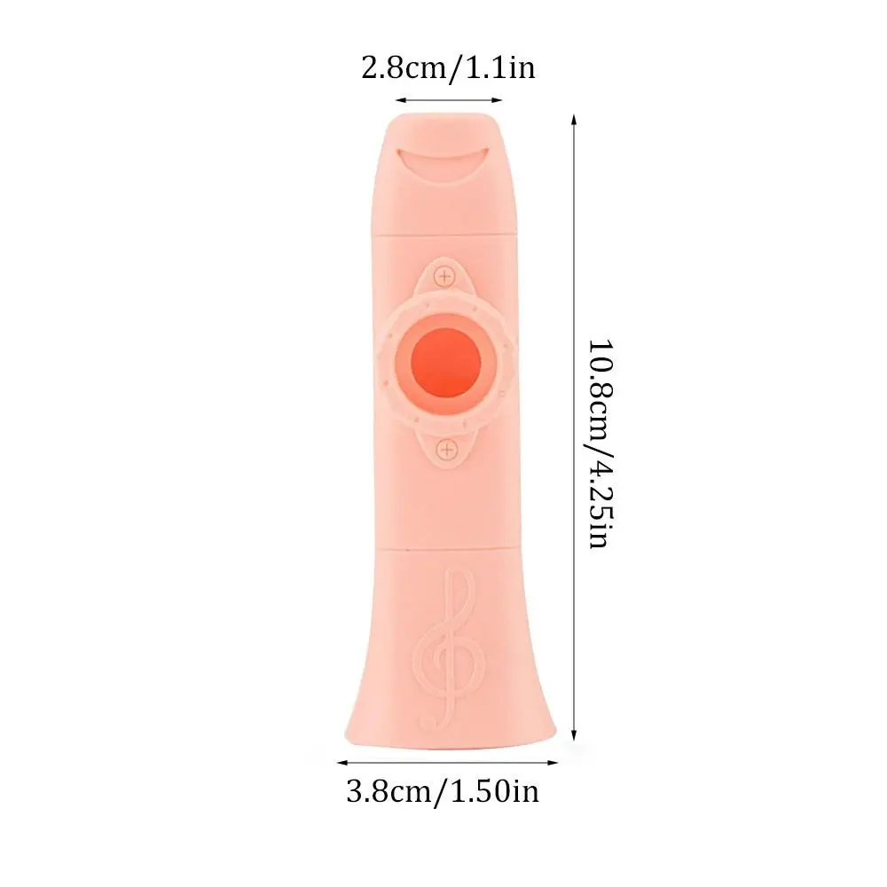 Colorful Easy To Learn Kazoo Flute with Lanyard British Musical Instruments Joyful Funny Musical Whistle Toy Boys Girls