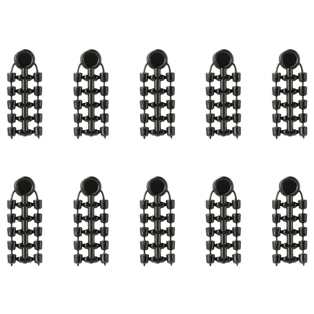 70/100pcs Double pointed Carp Fishing Hook Stoppers Plastic Connector Stop Beads Double head screws Retainer