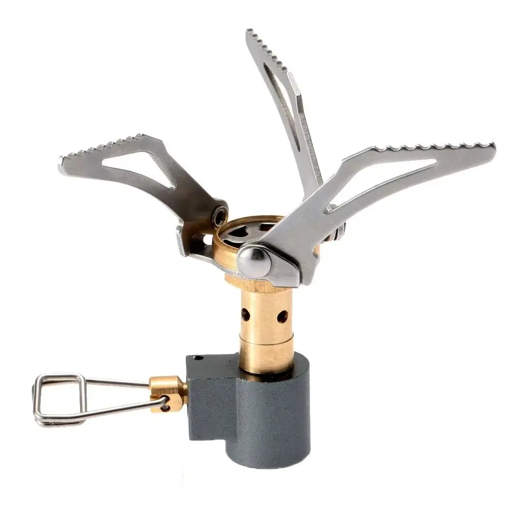 Portable Folding Gas Stove Burner All-in-one Mini Camping Burner High Quality Durable Foldable Furance Head For Picnic Cooker