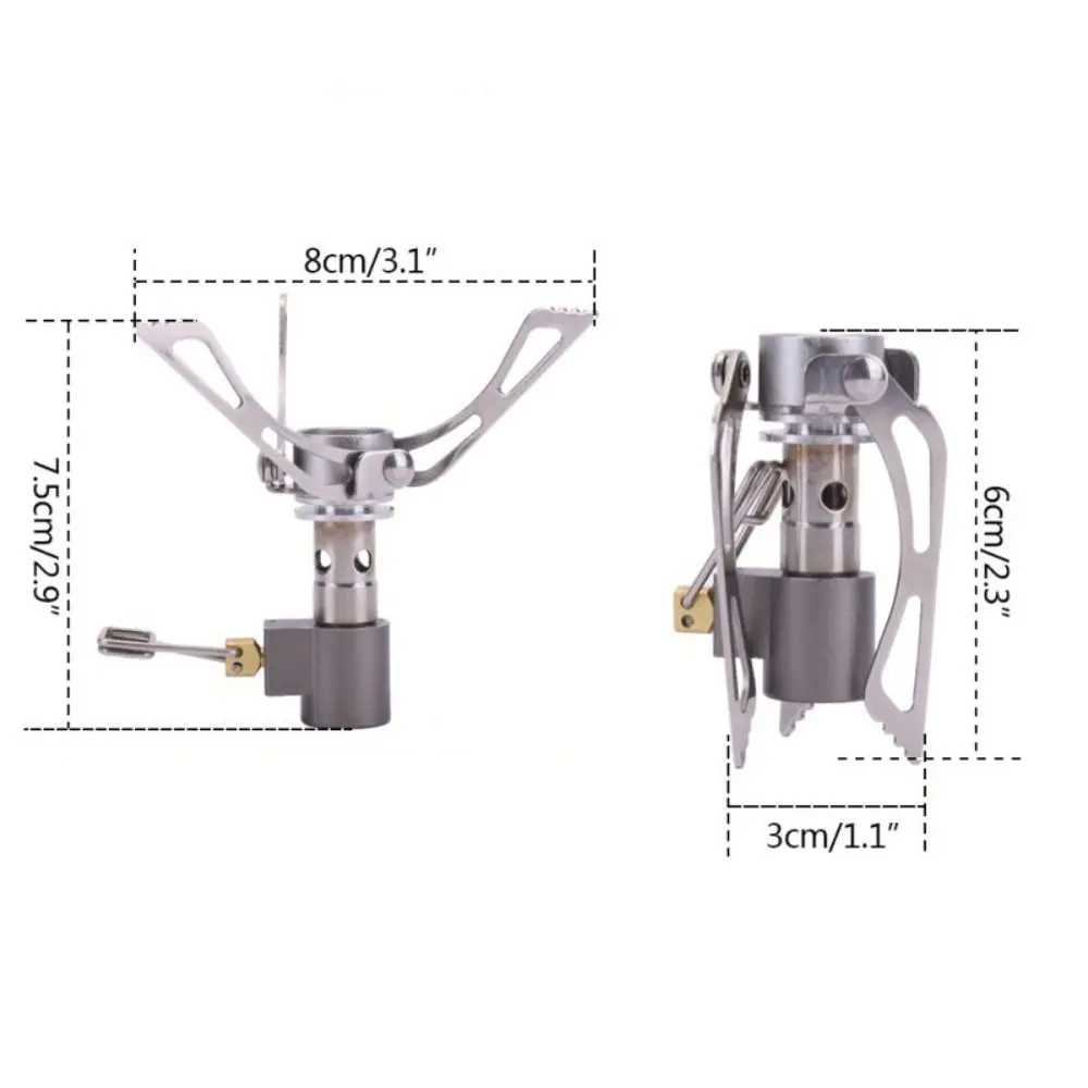 Portable Folding Gas Stove Burner All-in-one Mini Camping Burner High Quality Durable Foldable Furance Head For Picnic Cooker