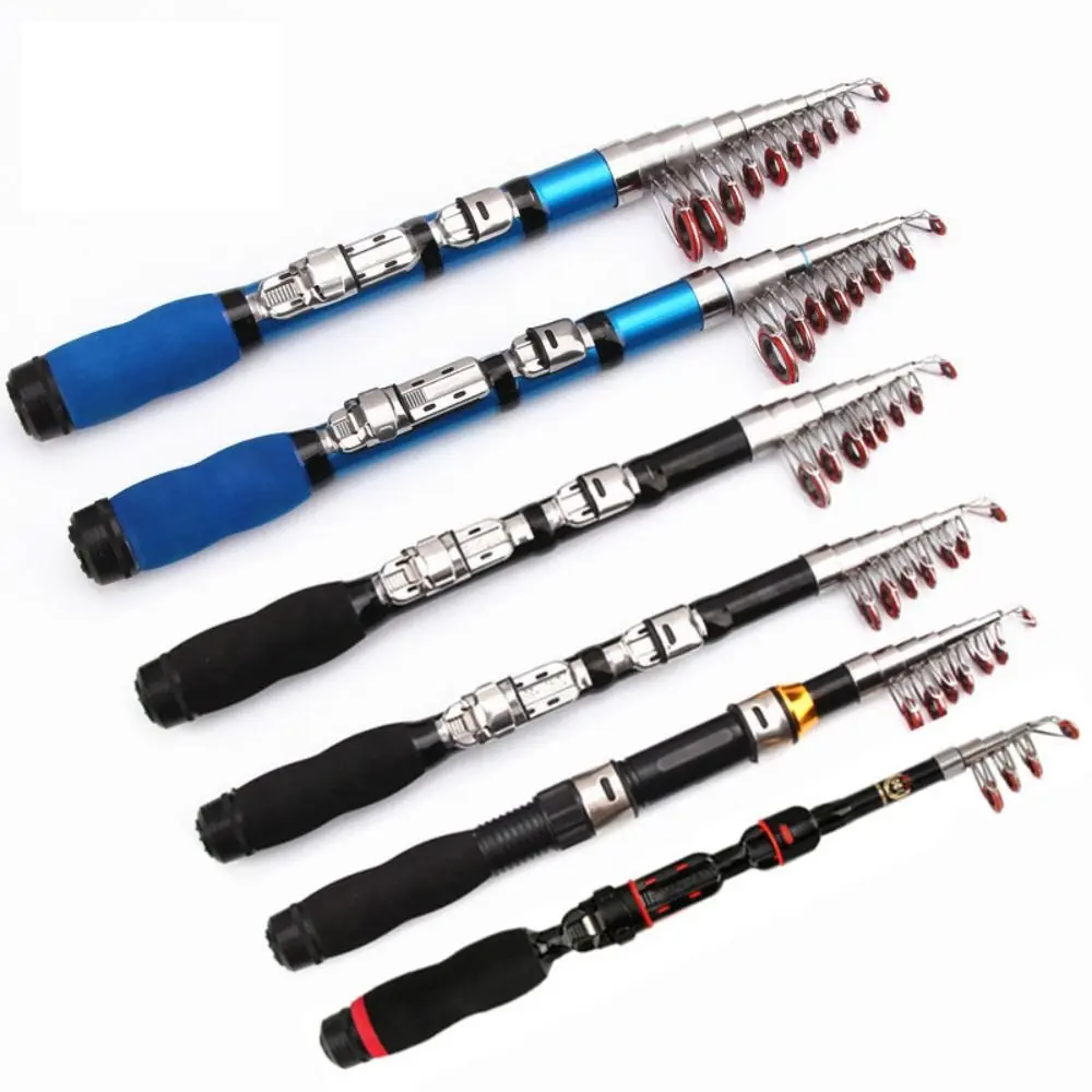High Quality Glass Fiber Reinforced Plastics Telescopic Fishing Rod 1.2m 1.5m 1.7m 1.9m 2.3m Retractable Pen Pole Sea Pole