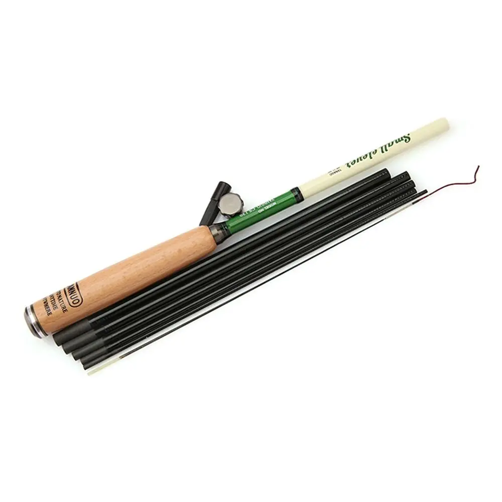 1.2M 1.5M 1.8M Fishing Rod Ultra-Short Shrinkage 23cm Pocket Mini Rod Hard Carbon Super Light Travel Fishing Gear Fishing