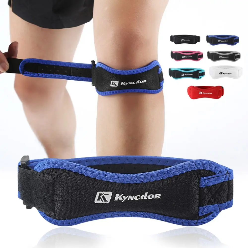 High Quality Adjustable Knee Brace Breathable Elastic Design Shock Absorption Knee Pad Knee Support Strap Football