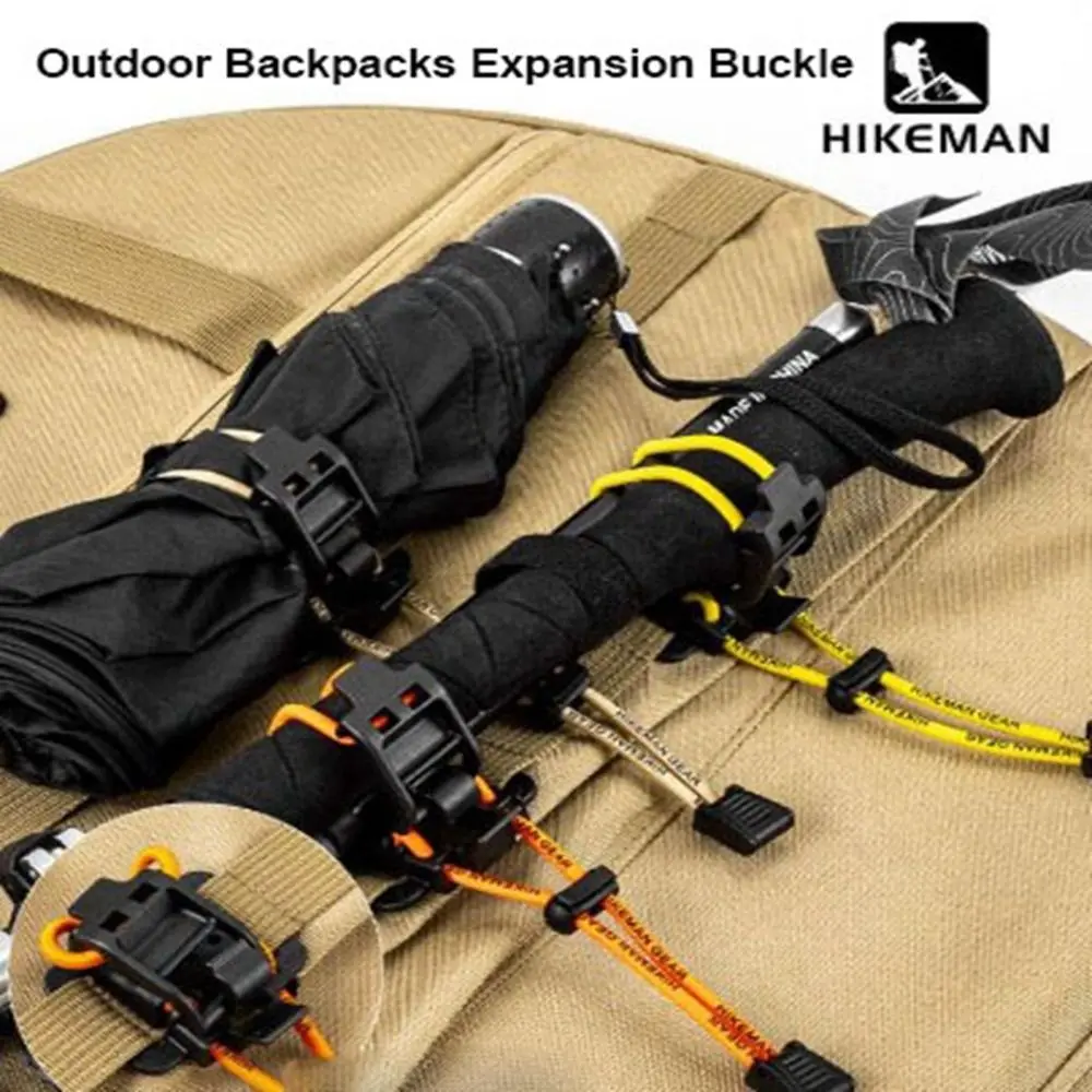 Binding Thick Outdoor Backpacks Expansion Buckle Quick Release Adjustable Extended Elastics Rope Clip Fixed Hanging Buckle