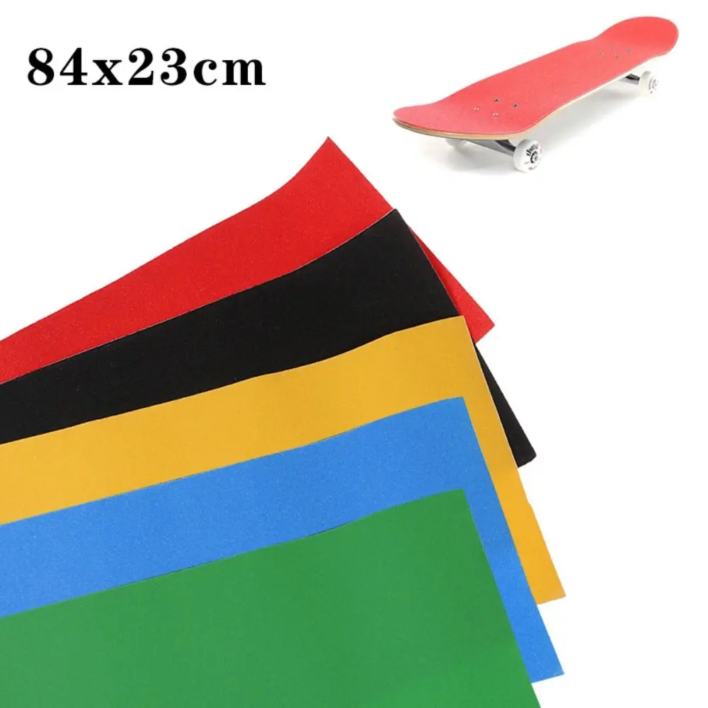 1Pcs PVC Skateboard Deck Sandpaper Grip Tape Skating Board Longboard Sandpaper Griptape Skating Board Sticker Professional
