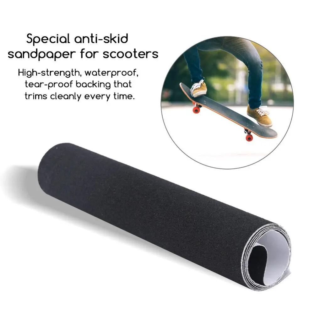 1Pcs PVC Skateboard Deck Sandpaper Grip Tape Skating Board Longboard Sandpaper Griptape Skating Board Sticker Professional