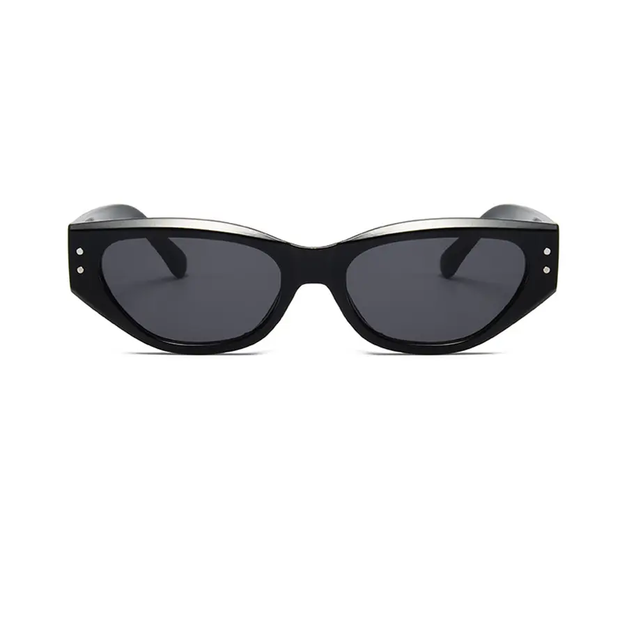 Retro Cat Eye Sunglasses Women Vintage Small Eyewear Women Men Rivet Sun Glasses Female Luxury Brand Eyewear UV400