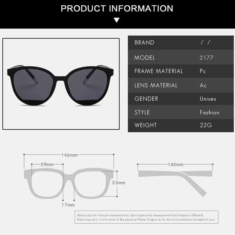 Classic Oval Red Ladies Fashion Round Frame Sunglasses Mirror Female Vintage Plastic Ocean Sun Glasses Rimmed Eyewear