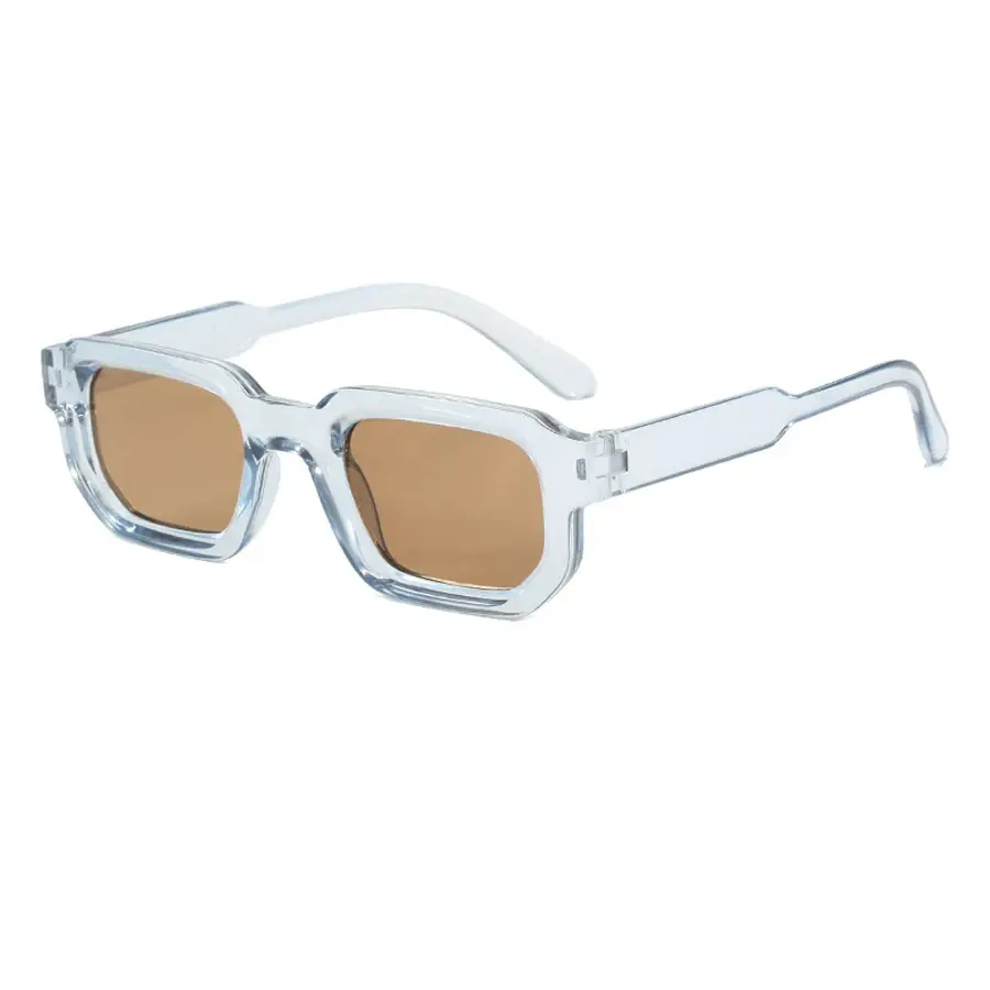 Vintage Rectangle Frame Men Sunglasses Fashion Retro Sun Glasses Luxury Brand Design UV400 Shades Eyewear Women Goggles