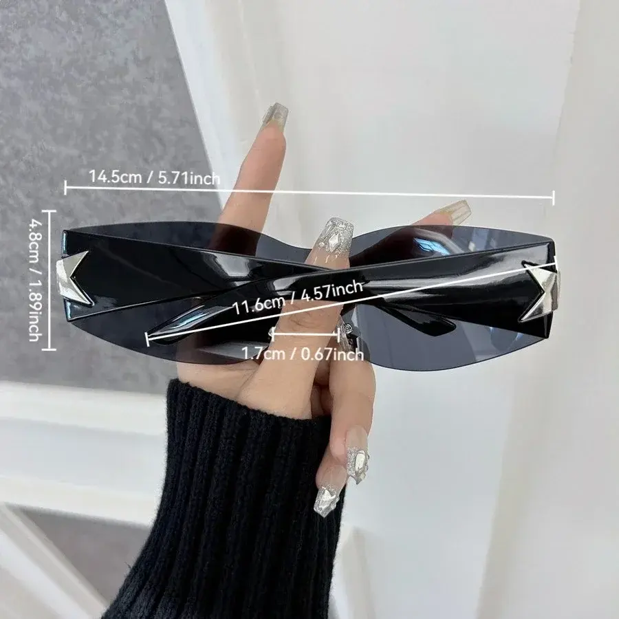 Casual Square Sunglasses Women Men Rimless Sun Glasses Female Male Designer Brand Lovely Travel Outdoor Oculos De Sol