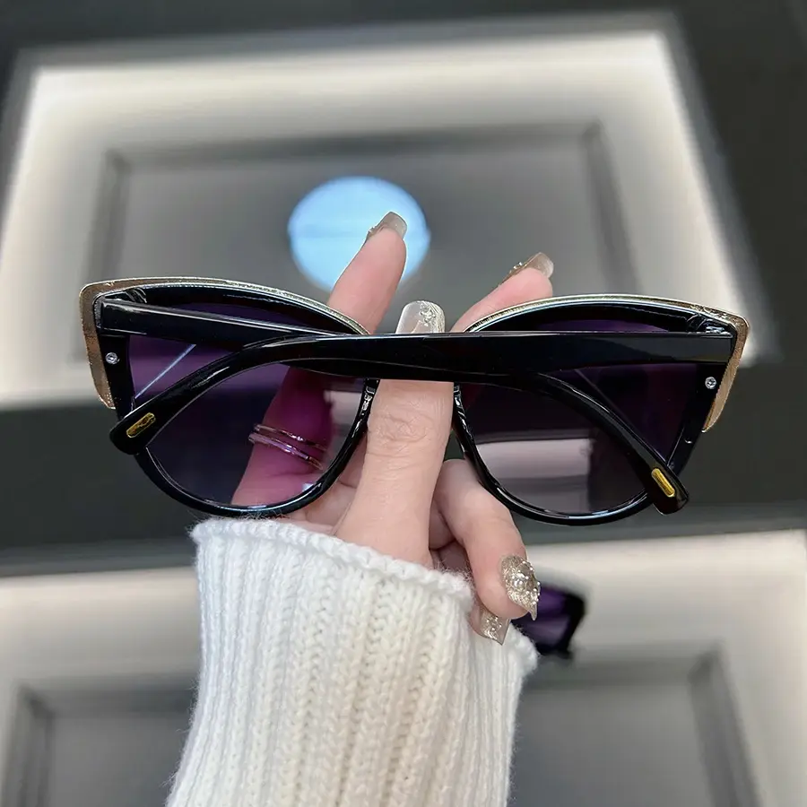 Vintage Cat Eye Sunglasses Women Men Fashion Retro Sun Glasses Female Male Designer Shades Mirror Outdoor Punk Oculos De Sol
