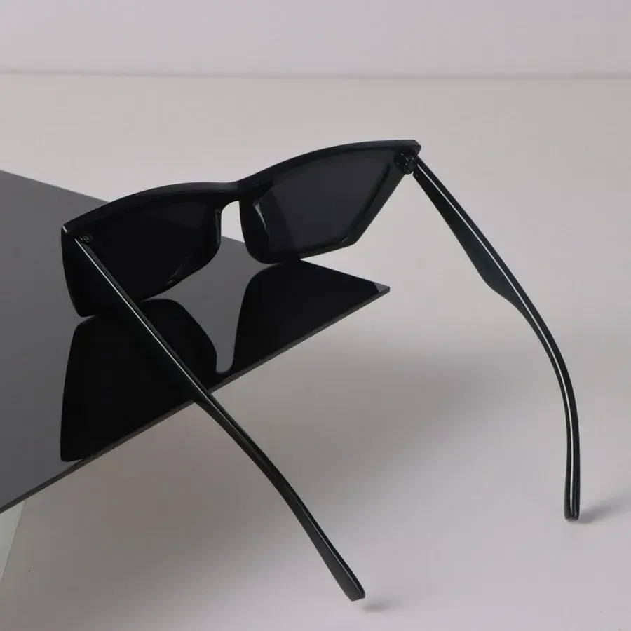 Small Square Sunglasses Women Men Vintage Fashion Female Male Mirror Clear Designer Eyewear Brand Black Sun Glasses