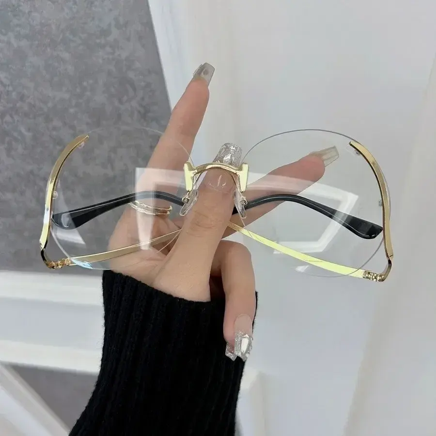 Casual Round Designer Sunglasses Women Men Big Frame Luxury Sun Glasses Female Male Brand Fashion Oculos De Sol