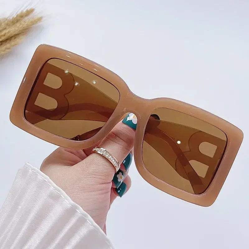 Big Square Luxurious Sunglasses Women Men Brand Designer Fashion Sun Glasses Female Male Casual Punk Mirror Oculos De Sol