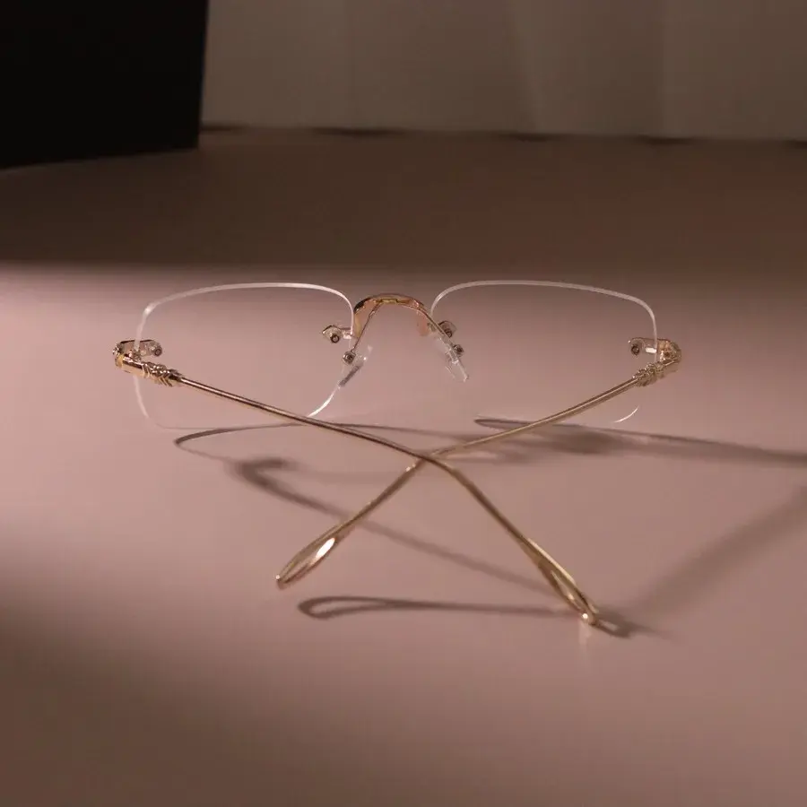 Lovely Square Women Men Glasses Luxurious Brand Designer Transparent Clear Optical Eyeglasses Fashion Frames Oculos