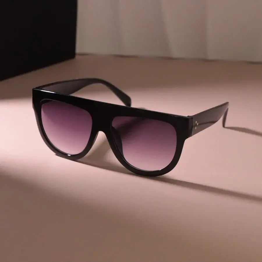 Casual Big Frame Round Sunglasses Women Men Sun Glasses Female Mirror Colors Designer Brand Fashion Luxurious Gradient Eyewear