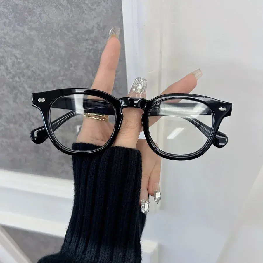 Casual Clear Lens Eyeglasses Frame Male Brand Classic Glasses Men Women Oval Vintage Transparent Lens