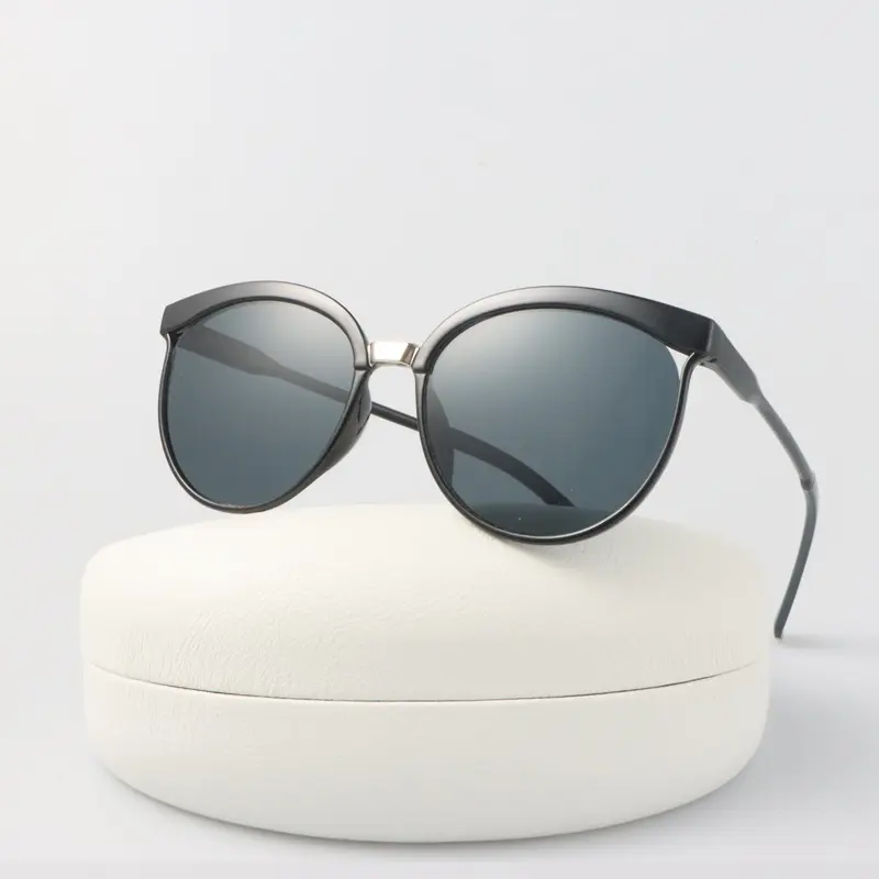 Round Cat Eye Sunglasses Woman Brand Designer Vintage Sun Glasses Female Fashion Shades Multicolor Big Frame Oculos De Sol