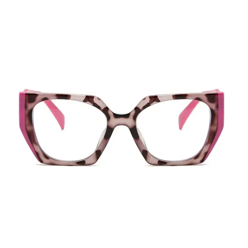 Luxurious Square Eyeglasses Frame Clear Lens Brand Glasses Transparent for Men and Women Lovely Style Daily Life Street