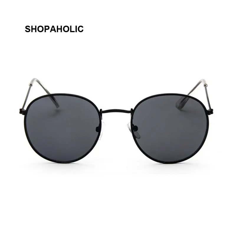 2019 Round Retro Sunglasses Woman Brand Designer Female Mirror Sunglasses Ray Pink Luxury Sun Glasses For Woman UV400