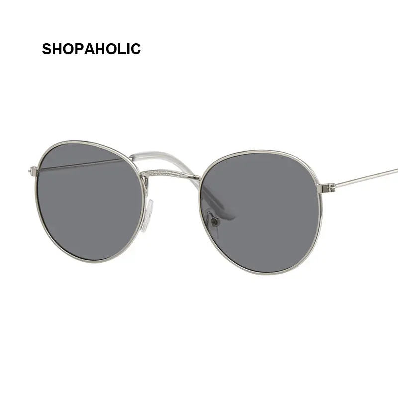 Small Retro Round Sunglasses Woman Brand Designer Vintage Sun Glasses for female Eyewear Luxury Mirror Ray Glasses Oculos De Sol