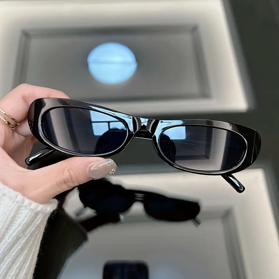Brand Small Square Sunglasses Women Fashion Designer Sun Glasses Male Female Vintage Black Ladies Traveling Style