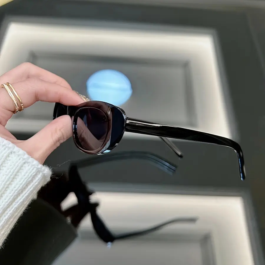 Brand Small Square Sunglasses Women Fashion Designer Sun Glasses Male Female Vintage Black Ladies Traveling Style