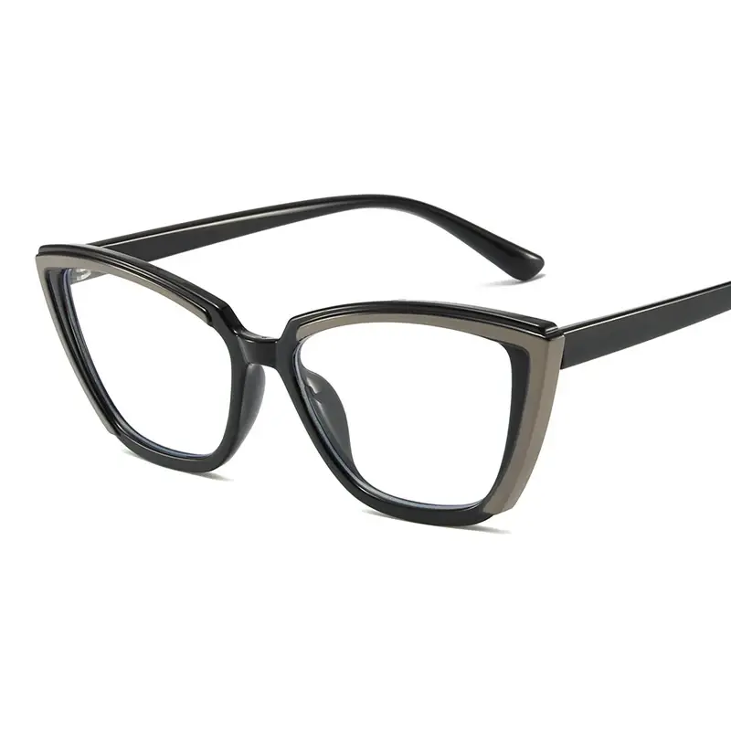Luxurious Cat Eye Glasses Women Men Transparent Eyewear Brand Designer Lovely Clear Eyeglasses Fashion Optical Frame Oculos