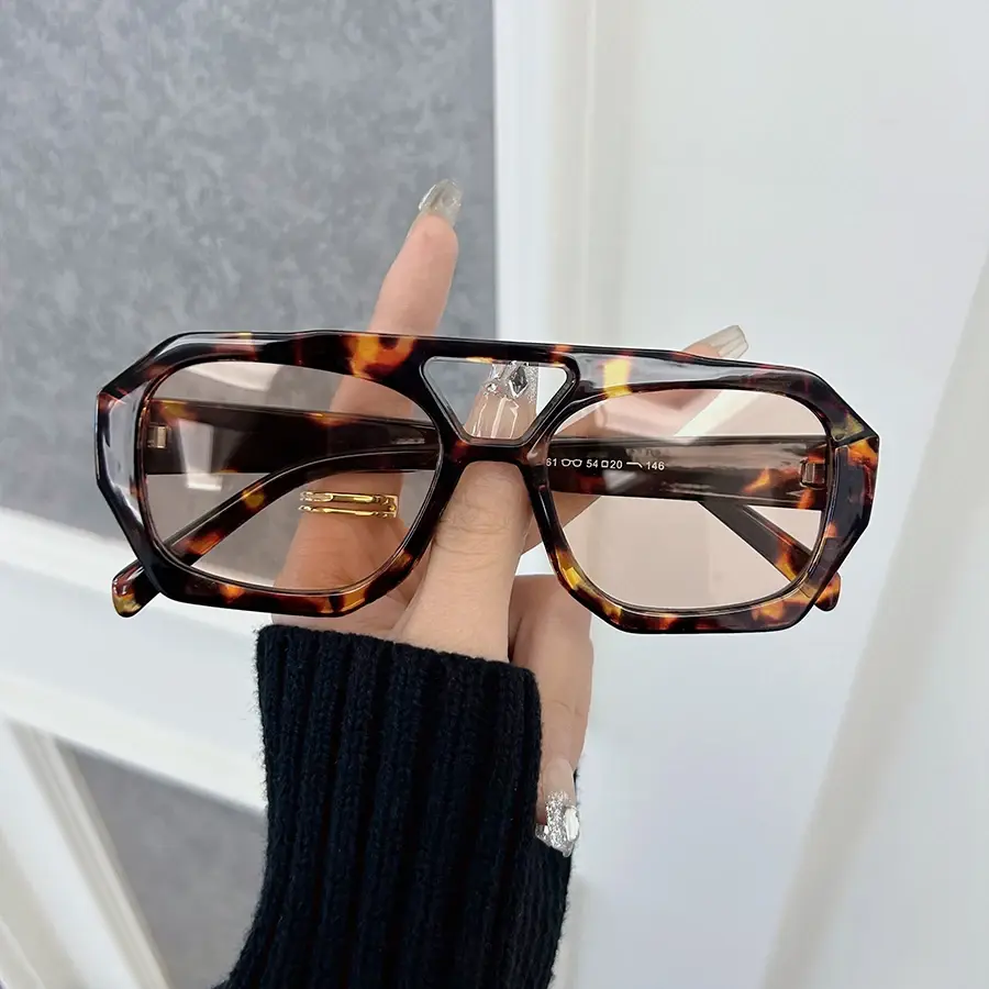 Luxury Square Sunglasses Women Brand Designer Vintage Fashion Sun Glasses Female Polygon Frame Shades Driving Oculos De Sol