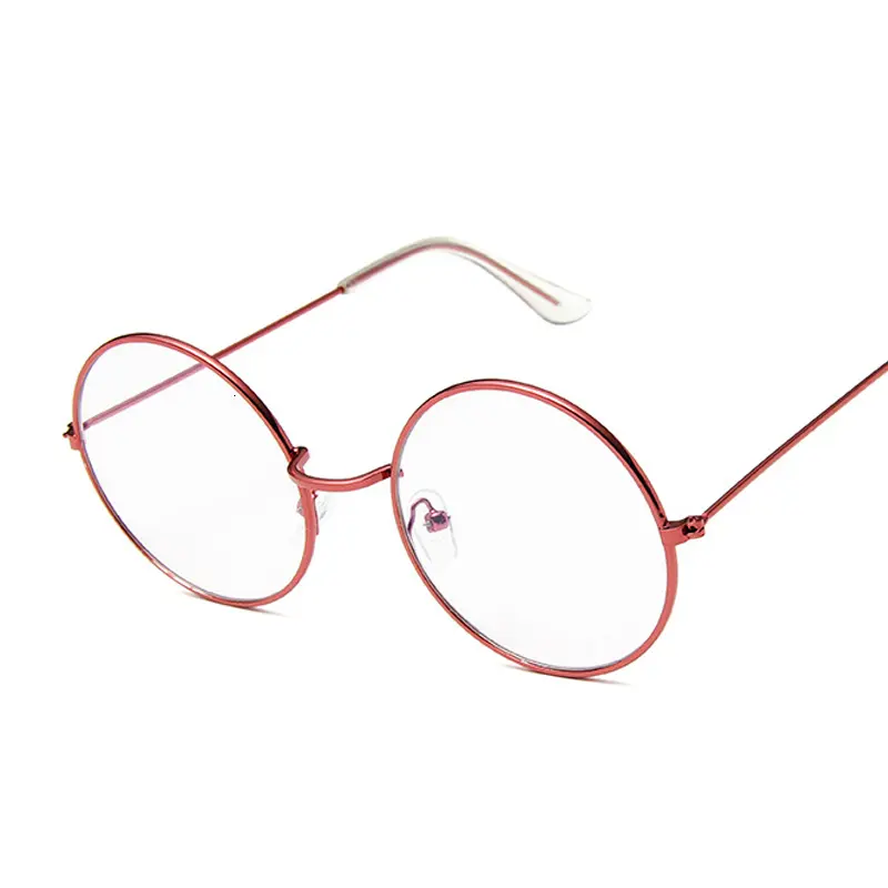 Vintage Retro Metal Frame Clear Lens Optical Glasses Fashion Harry Eyewear Eyeglasses Black Small Round Circle Eye Glasses