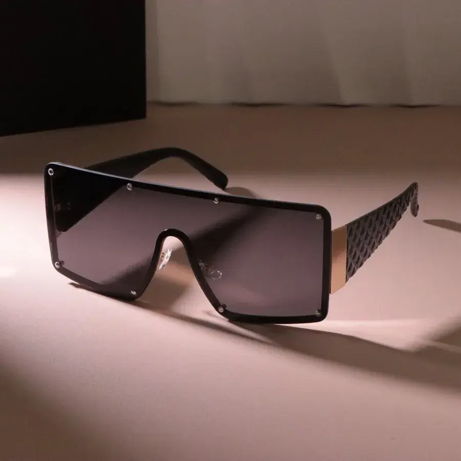 Fashion Big Frame Sunglasses Women Men Casual Square Designer Sun Glasses Male Female Brand Luxury Travel Oculos De Sol
